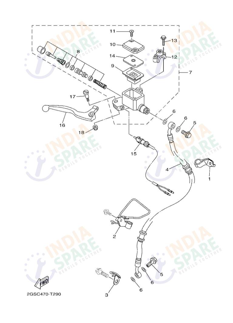 FRONT MASTER CYLINDER